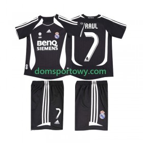 Koszulka Real Madryt RAUL 7 2006 2007 Retro Dziecięcy Wyjazdowe Koszulki Piłkarskie Krótki Rękaw